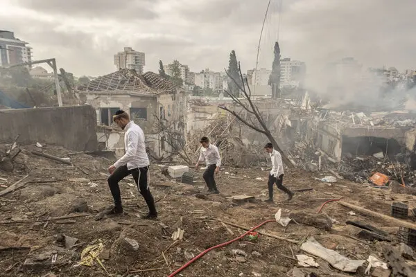 The aftermath of Israel's attack on Israel